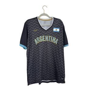 Argentina Soccer Jersey Mitre Brand Futbol Mens Size L
